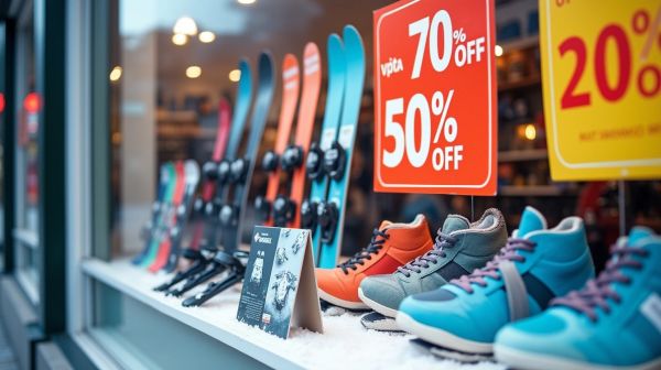 Économisez sur votre équipement de ski avec des réductions jusqu'à -70%