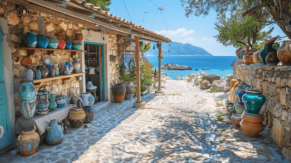 Peut-on trouver une croisière qui propose des ateliers de fabrication de céramique en Grèce?